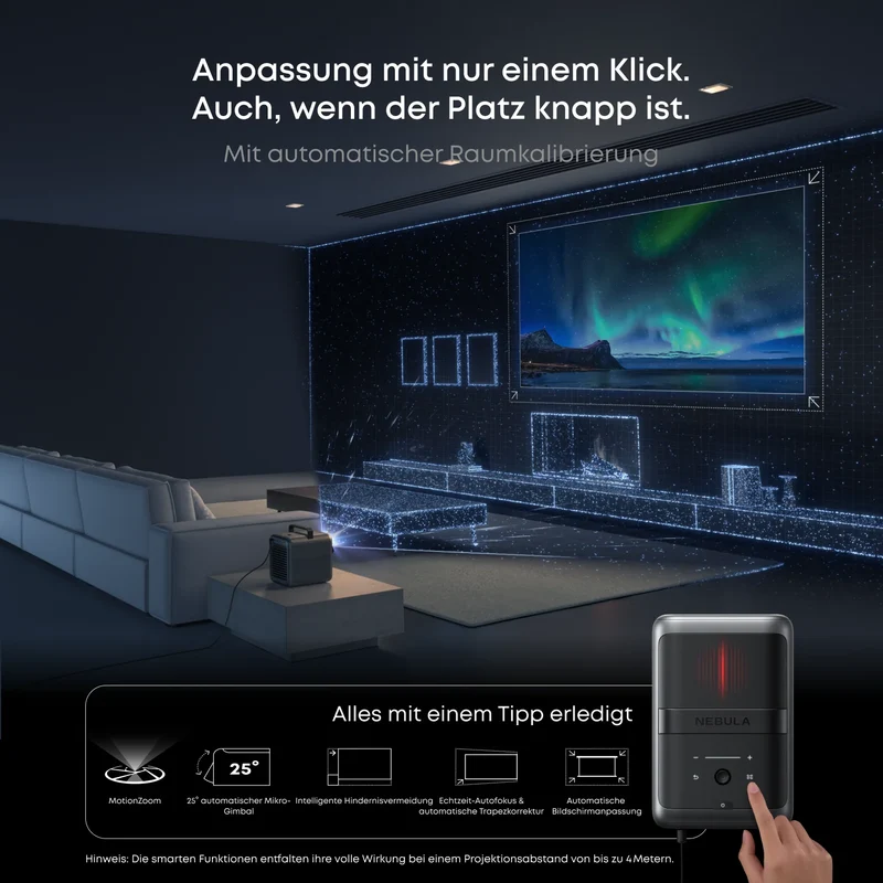 Nebula X1 Heimkino Projektor - 4K Triple Laser Beamer