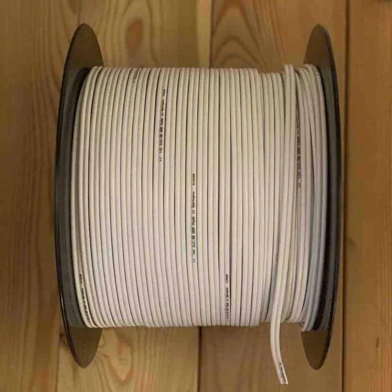 Lautsprecherkabel Weiß 2×2,5mm² / Meterware