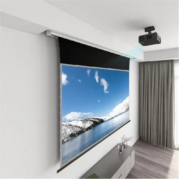 VIVIDSTORM PRO A Slimline Motorized Tension Drop Down UST ALR Projector Screen