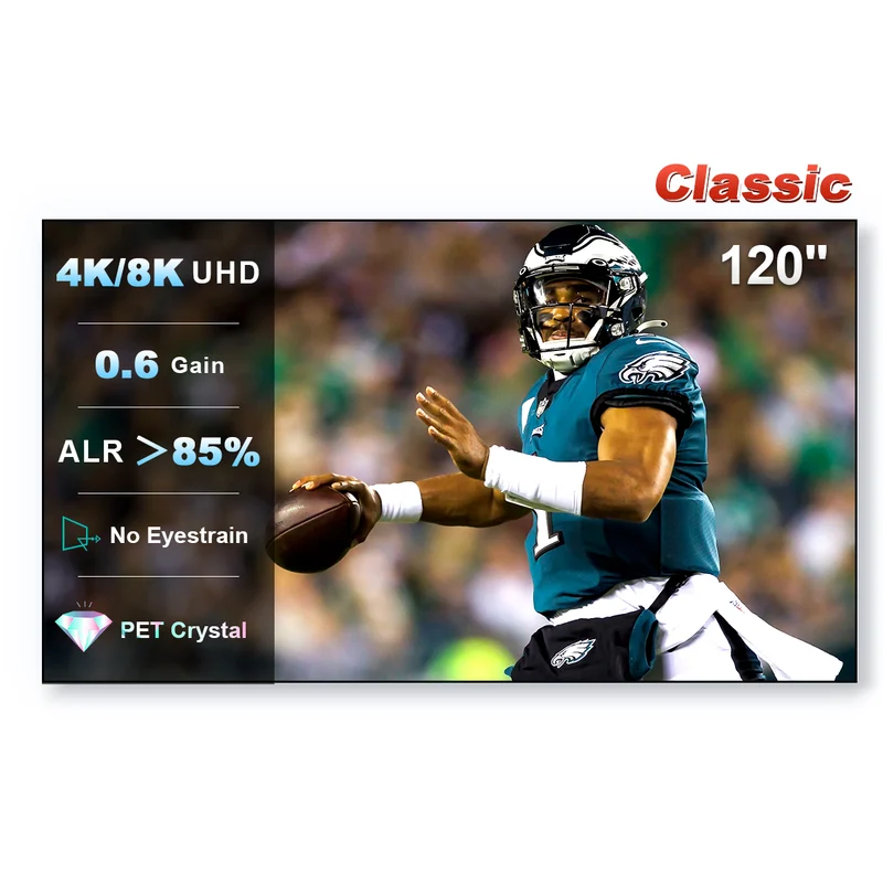 120 Inch NothingProjector Classic Pet Crystal 85% ALR Projector Screen