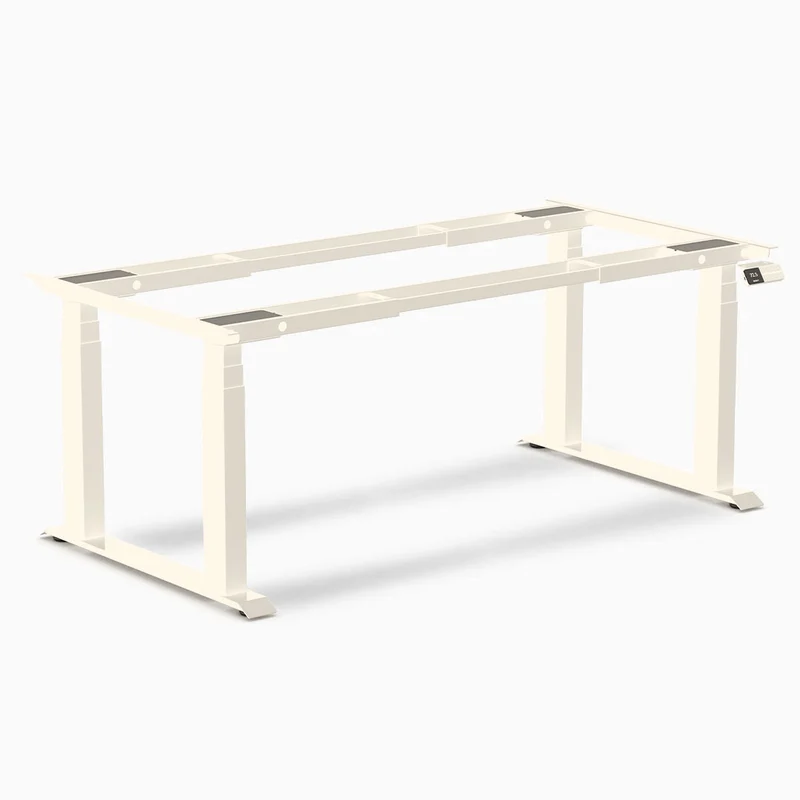Desky Quad Sit Stand Desk Frame - Matte Black