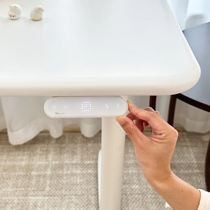 9am HOME Atom Home Office Mini Adjustable Standing Desk - (White Top)(1100*650mm)