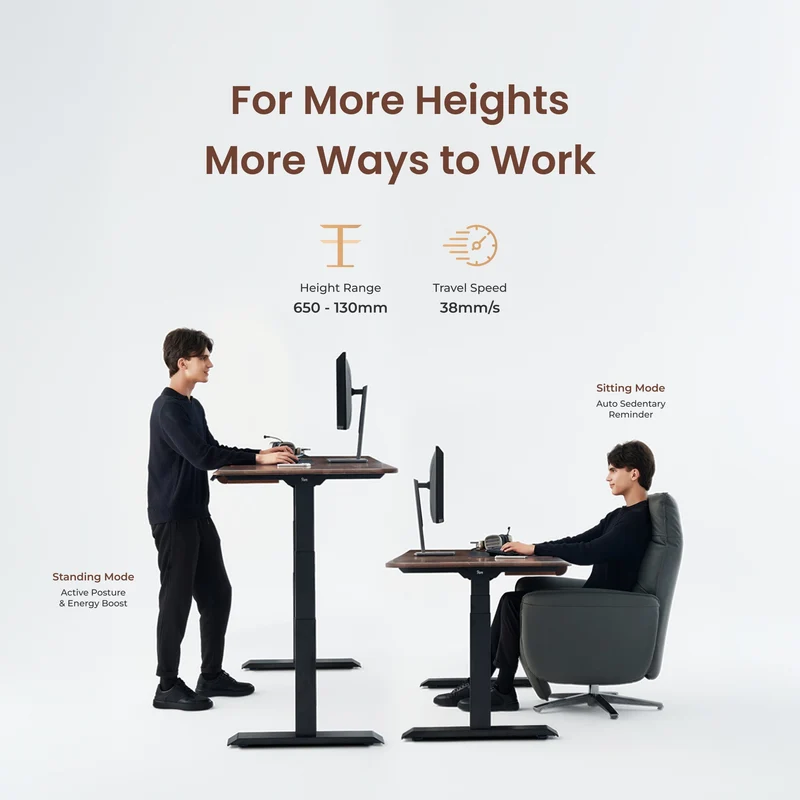 9am HOME Pesk Pro Hardwood Home Office Electric Standing Desk - (American Ash Top)(1500*750mm)