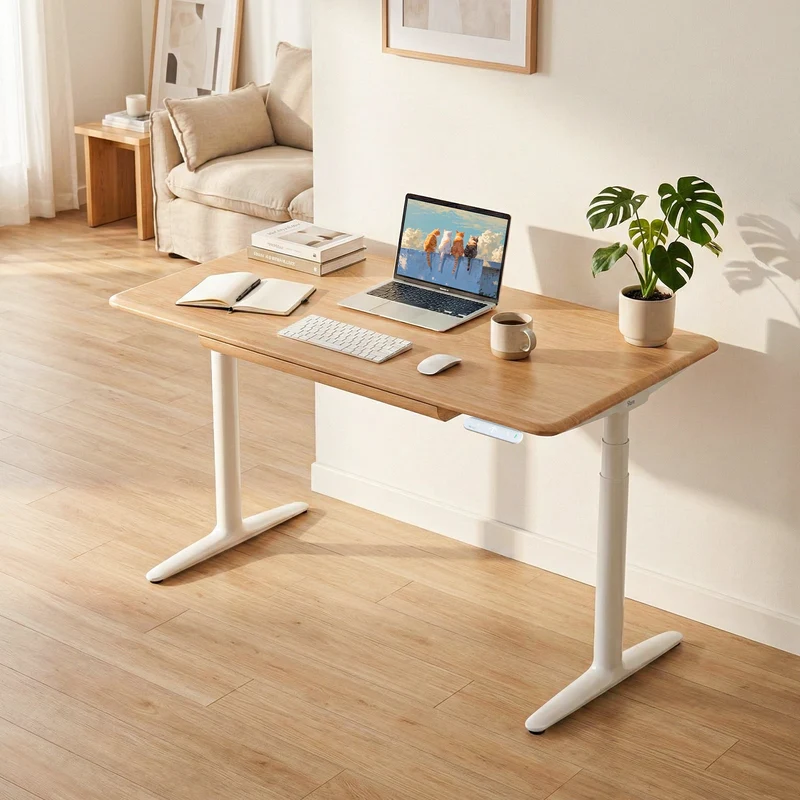 9am HOME Atom Pro Ash Hardwood Home Office Stand Up Desk - (American Ash Top)(1800*750mm)
