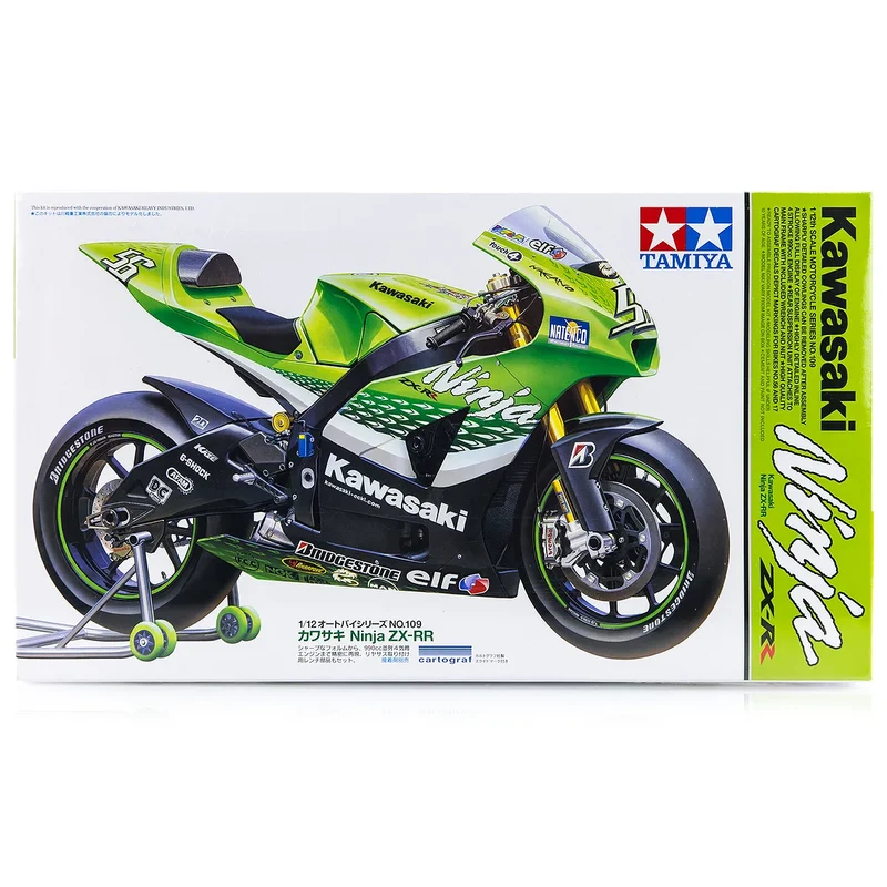 Tamiya 1/12 Kawasaki Ninja ZX-RR Motorcycle Scaled Plastic Model Kit