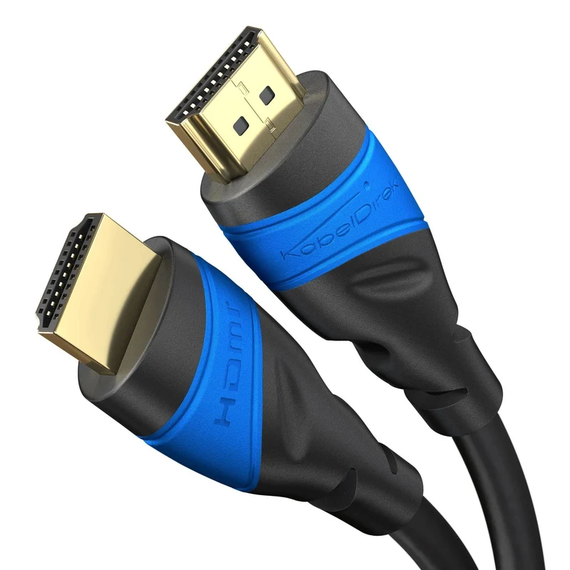 KabelDirekt 4K High Speed HDMI 2.0b Kabel – mit Ethernet, 4K/8K, 3D, ARC, HDR