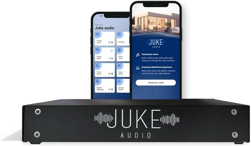 Juke 8 Multiroom Verstärker – 8 Zonen Verstärker mit 40 Watt pro Kanal