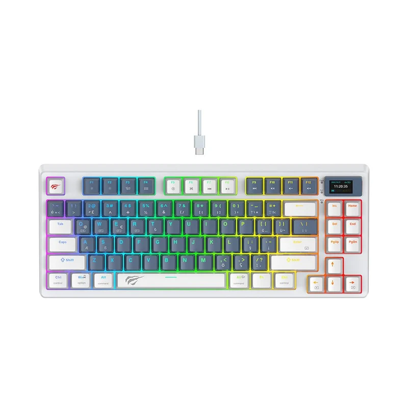 HAVIT Tri-Mode Wireless Mechanical Keyboard KB884L Pro-TUR