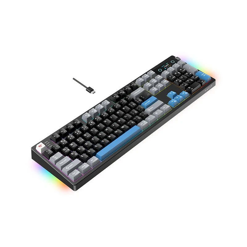HAVIT Tri-Mode Wireless Mechanical Keyboard KB912L-TUR