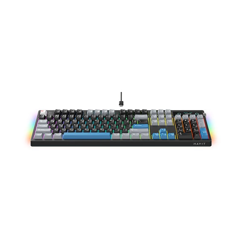 HAVIT Tri-Mode Wireless Mechanical Keyboard KB912L-TUR