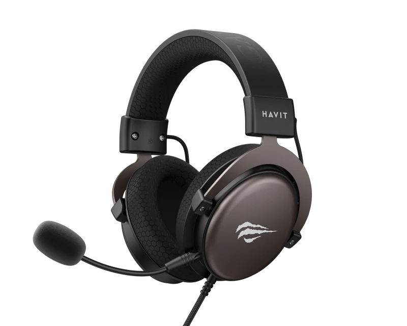 HAVIT Gaming Headphone with Fabric Earmuff H2015d Black+Orche