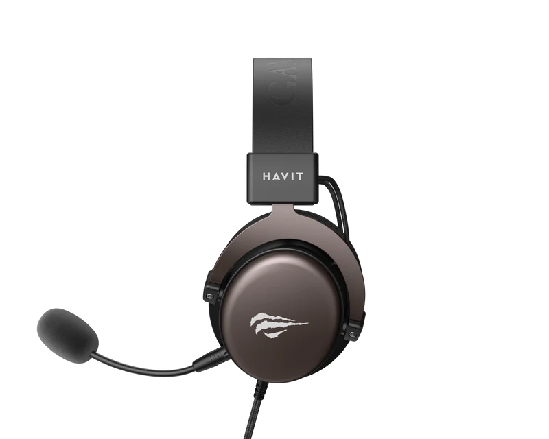 HAVIT Gaming Headphone with Fabric Earmuff H2015d Black+Orche