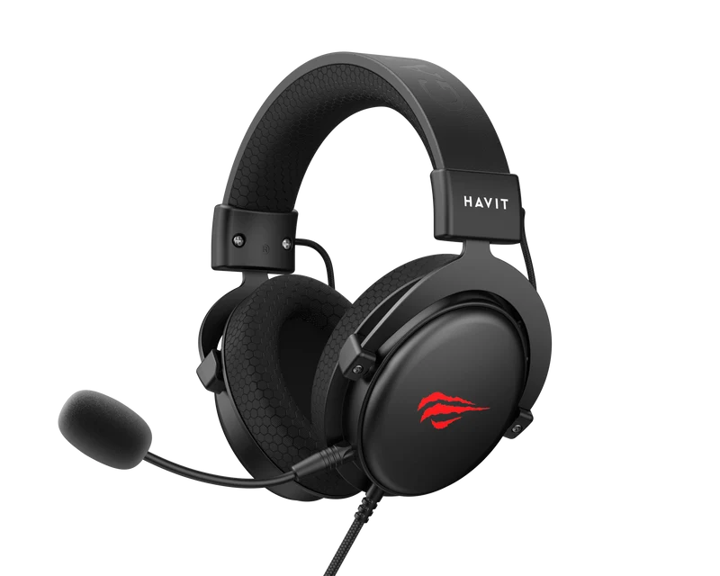 HAVIT Gaming Headphone with Fabric Earmuff H2015d Black