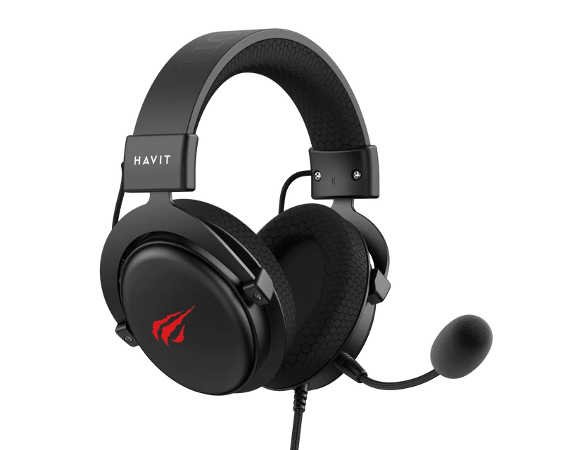 HAVIT Gaming Headphone with Fabric Earmuff H2015d Black