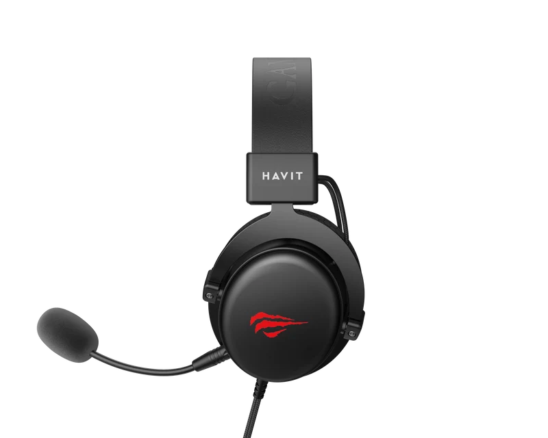 HAVIT Gaming Headphone with Fabric Earmuff H2015d Black