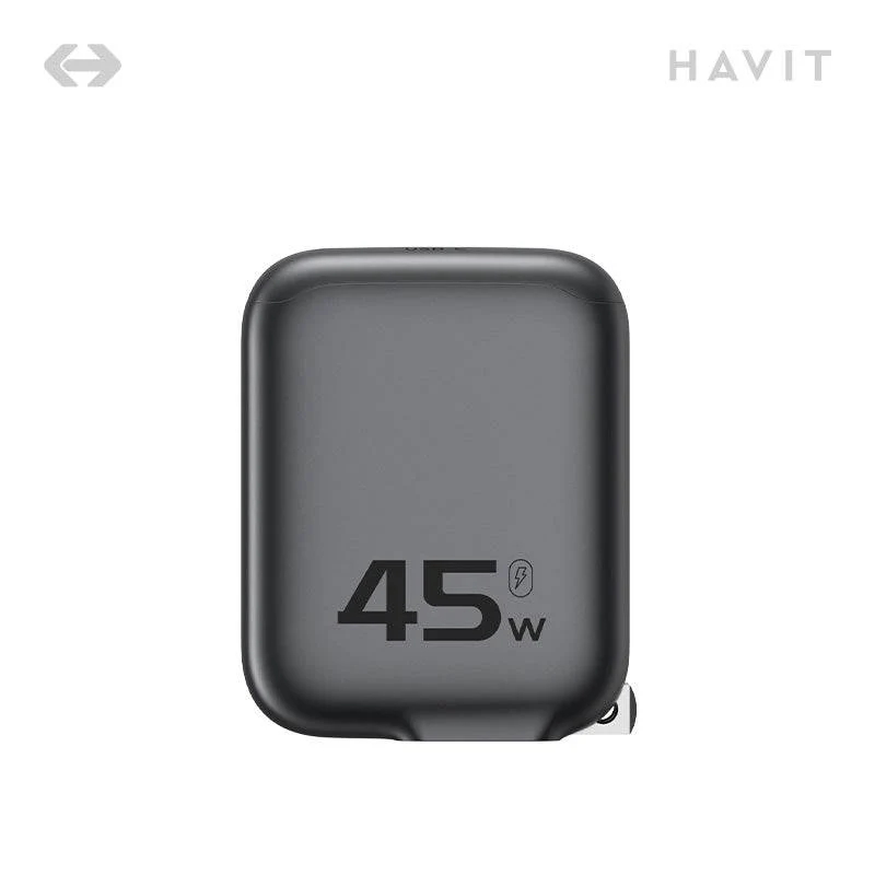 HAVIT GaN Travel Charger with Retractable Cable UC254 UC255 UC256
