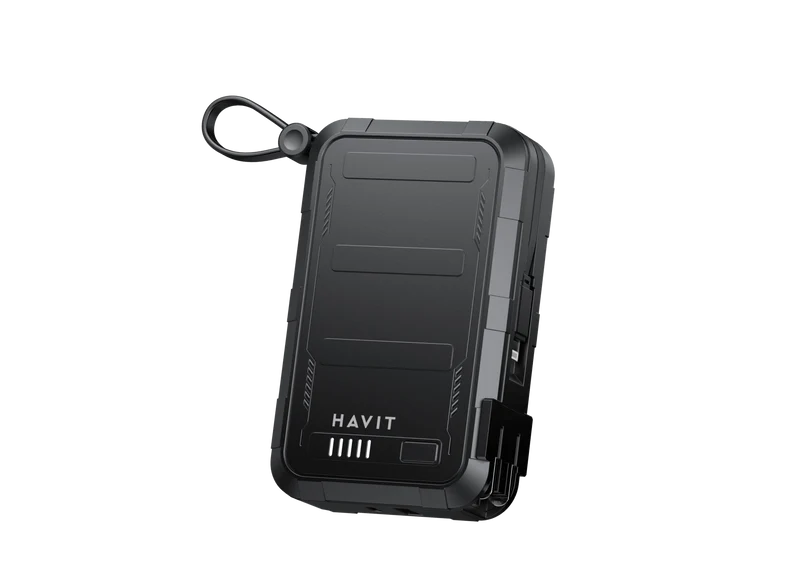 HAVIT Power Bank with USB-C & Lightning Cable and AC Plug PB5231