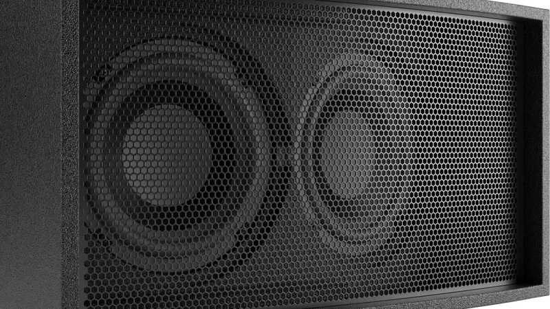 BEC Akustik Subwoofer Lars 6.2 – Doppel 6" Kompakt Subwoofer mit Tiefbass-Power