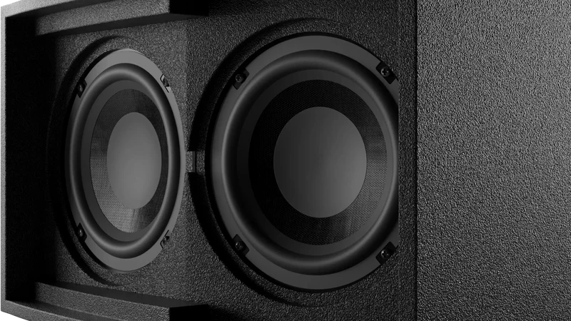 BEC Akustik Subwoofer Lars 6.2 – Doppel 6" Kompakt Subwoofer mit Tiefbass-Power