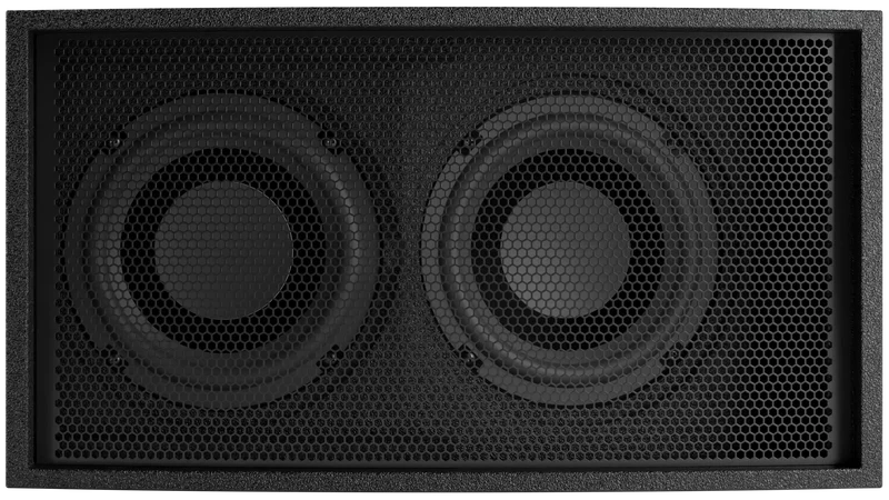 BEC Akustik Subwoofer Lars 6.2 – Doppel 6" Kompakt Subwoofer mit Tiefbass-Power