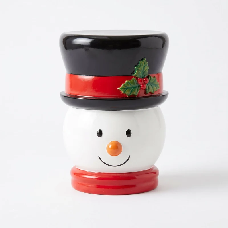 Christabelle Snowman Christmas Stool Seat Chair Indoor Outdoor