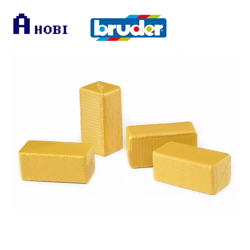 Bruder Agriculture Accessories 4 Block Hay Bales