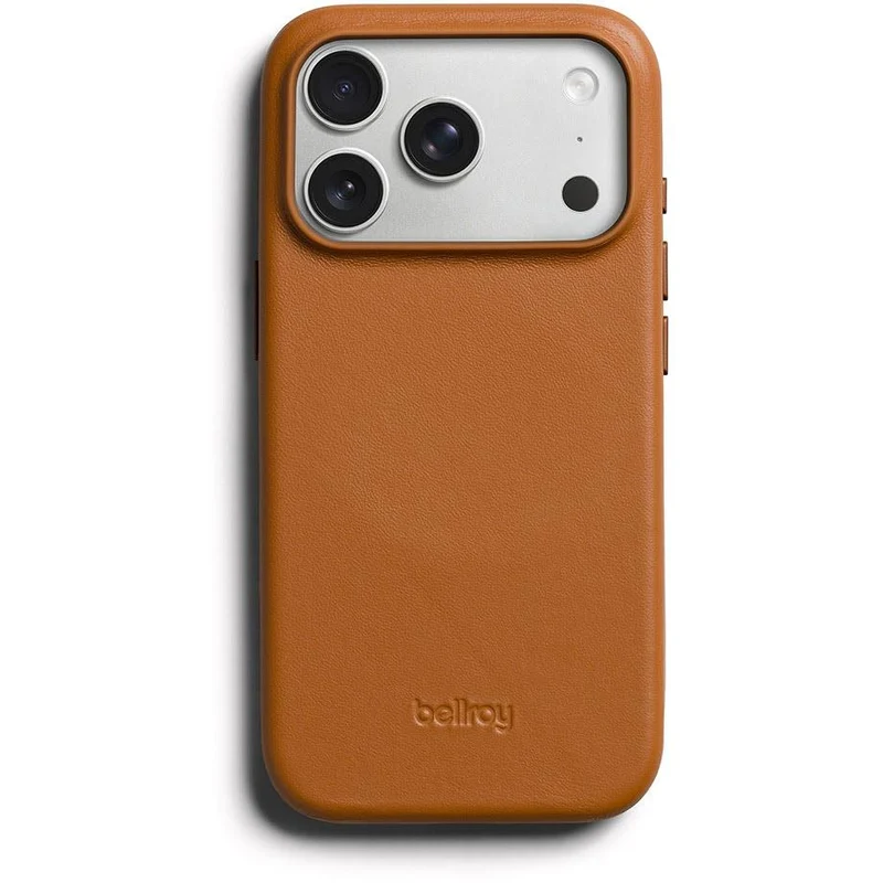 Bellroy Leather Case for iPhone 18 Pro (Tan)
