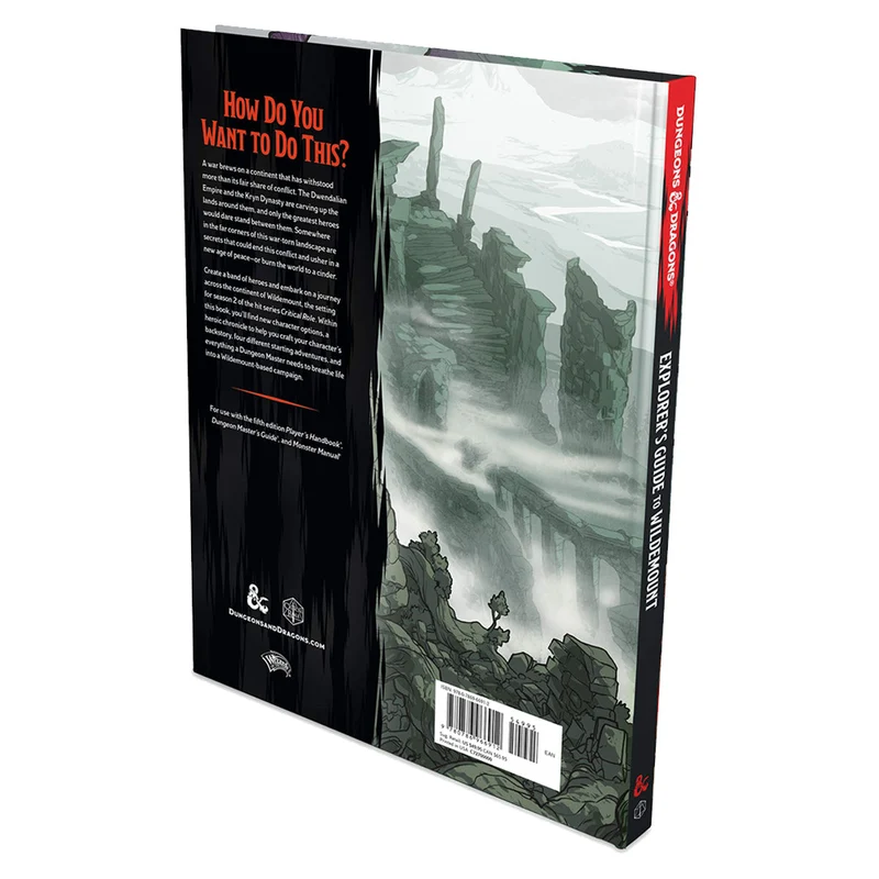 Wizards Of The Coast D&D Explorers Guide to Wildemount