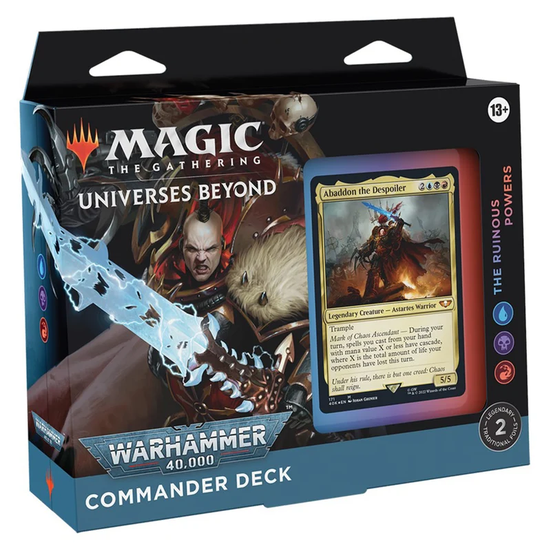 Wizards Of The Coast Magic Warhammer 40K Universes Beyond Commander Decks Regular Edition (Set of 4)