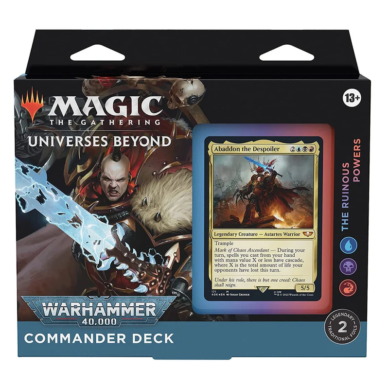 Wizards Of The Coast Magic Warhammer 40K Universes Beyond Commander Decks Regular Edition (Set of 4)
