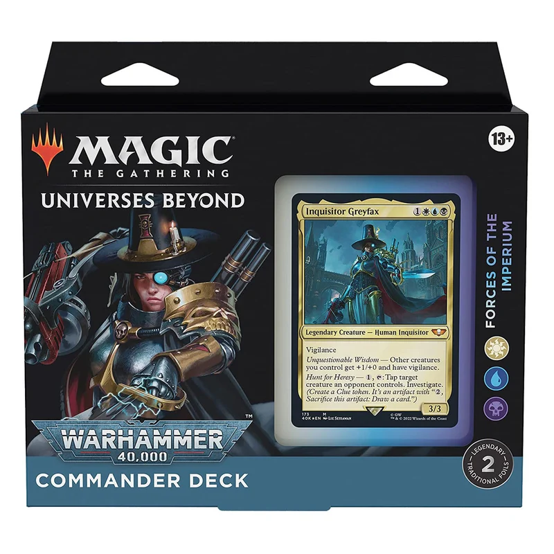 Wizards Of The Coast Magic Warhammer 40K Universes Beyond Commander Decks Regular Edition (Set of 4)