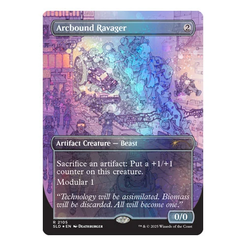 Wizards Of The Coast Magic Secret Lair Chaos Vault Deathburger Galaxy Foil Edition