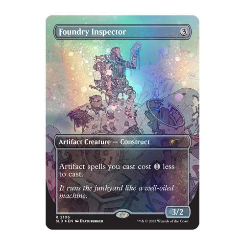 Wizards Of The Coast Magic Secret Lair Chaos Vault Deathburger Galaxy Foil Edition