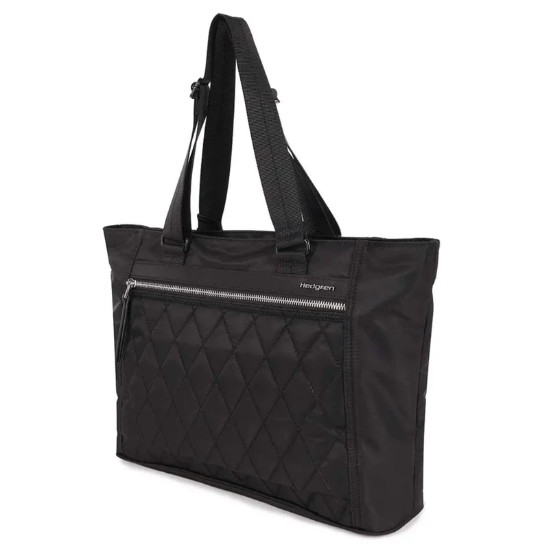 Hedgren STELLA 13" Laptop Tote - Quilted Black