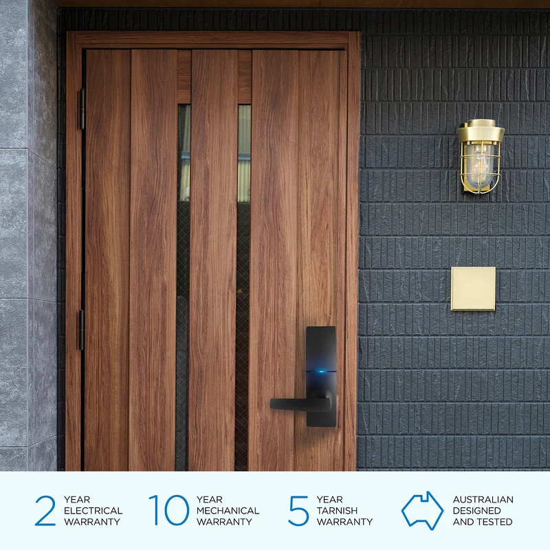 Gainsborough Freestyle WIFI Entrance Trilock (Matte Black)