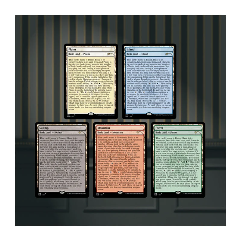 Wizards Of The Coast Magic Secret Lair The Full-Text Lands