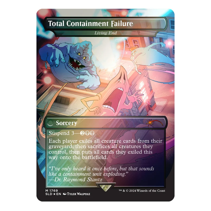 Wizards Of The Coast Magic Secret Lair Camp Totally Safe Drop Ghostbusters: The Real Ghostbusters Foil Edition