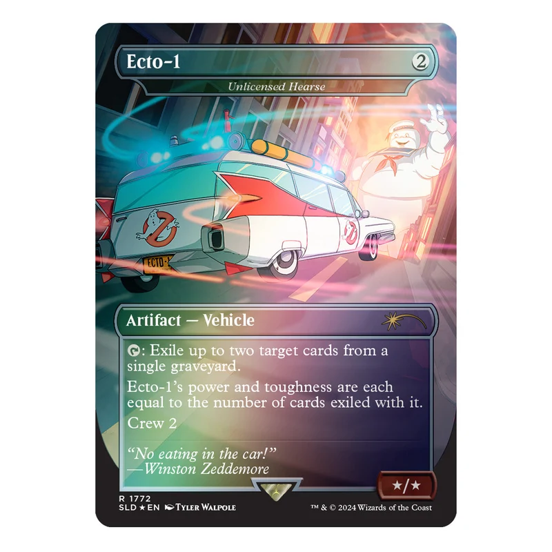 Wizards Of The Coast Magic Secret Lair Camp Totally Safe Drop Ghostbusters: The Real Ghostbusters Foil Edition
