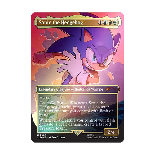 Wizards Of The Coast Magic Secret Lair x Sonic: Friends and Foes Foil Edition