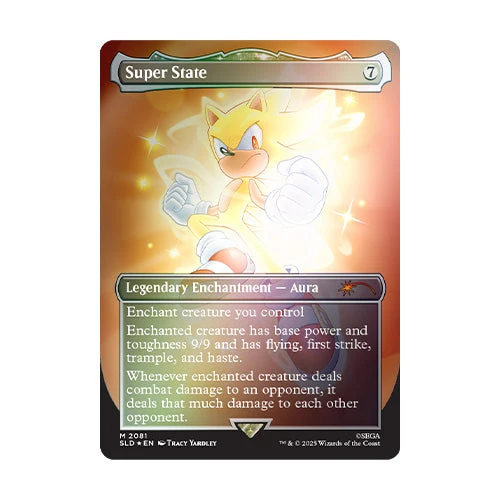 Wizards Of The Coast Magic Secret Lair x Sonic: Friends and Foes Foil Edition