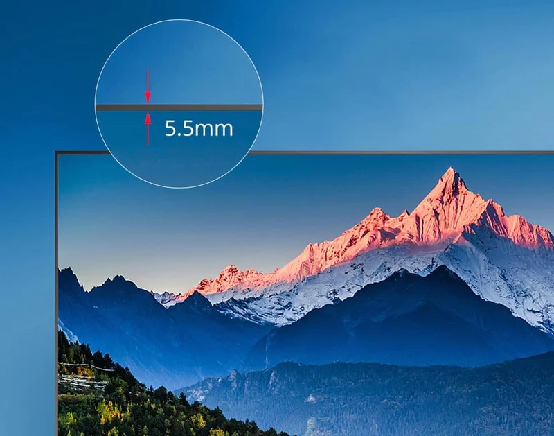Black Grid Edge Free CLR Laser-TV Rahmenleinwand