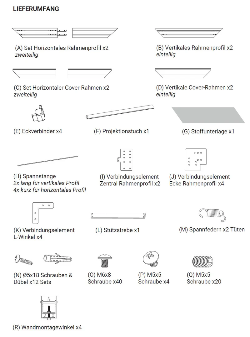 Celexon CLR UST Kontrastleinwand