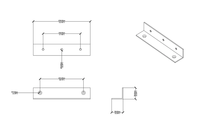 Optimal Audio Wandhalterung für Sub 6 & Sub 10