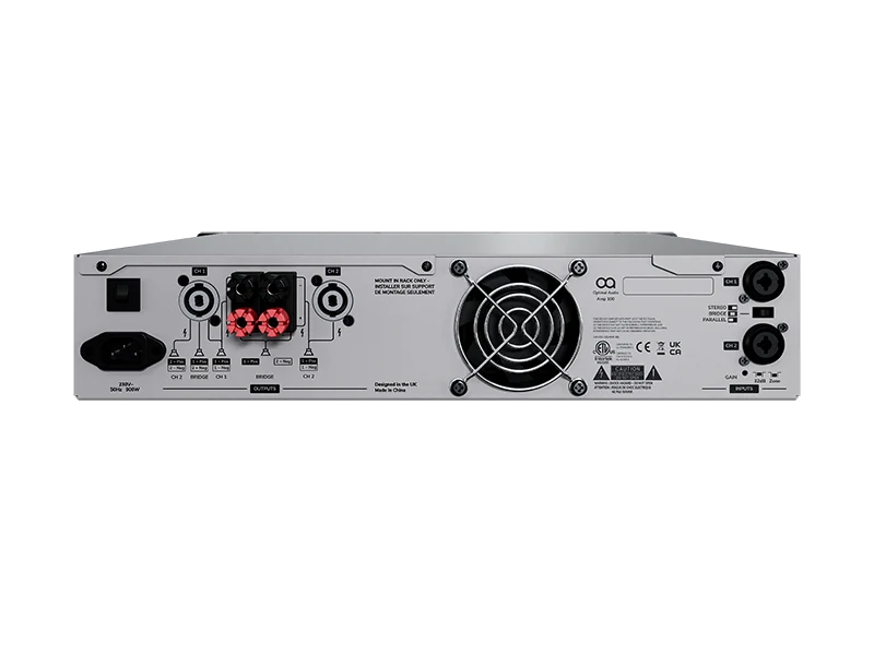 Optimal Audio Amp 100 – 2x350W Hochleistungs-Endstufe für professionelle Beschallung