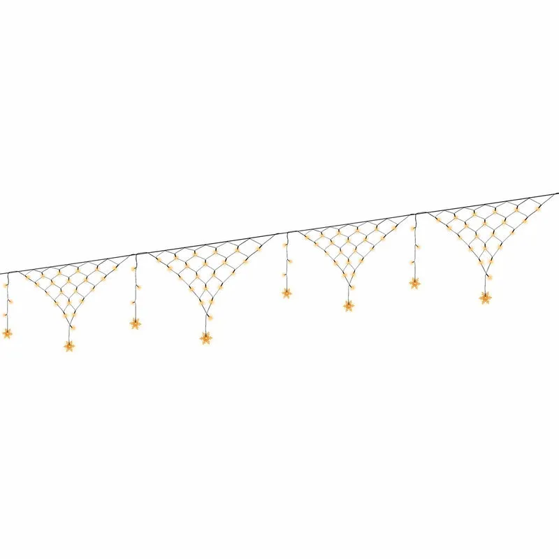 Jingle Jollys Christmas Lights Solar Fairy Lights Warm White Christmas Decorations 4m