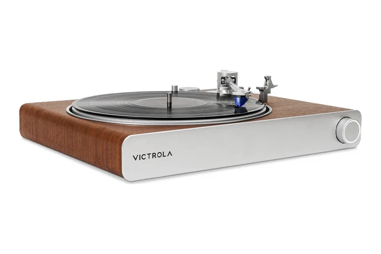 Victrola Stream Sapphire Wi-Fi & Bluetooth Turntable - Walnut