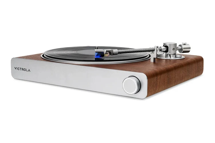 Victrola Stream Sapphire Wi-Fi & Bluetooth Turntable - Walnut