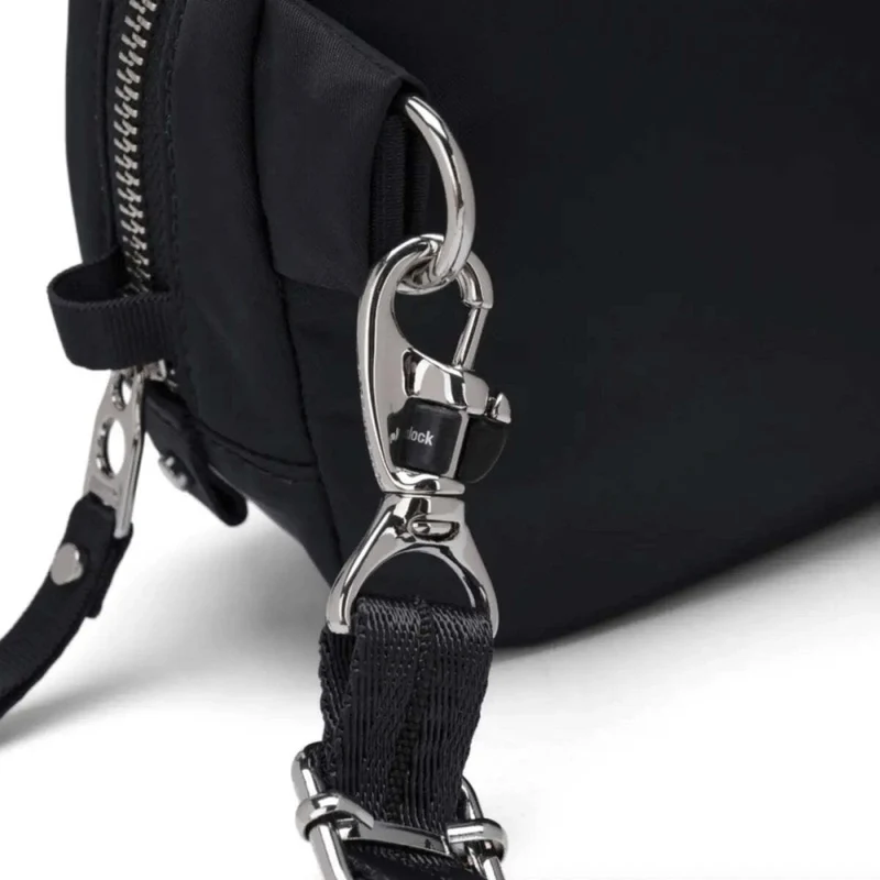 Pacsafe W Anti-Theft RFID Blocking Slashguard Micro Travel Sling Black
