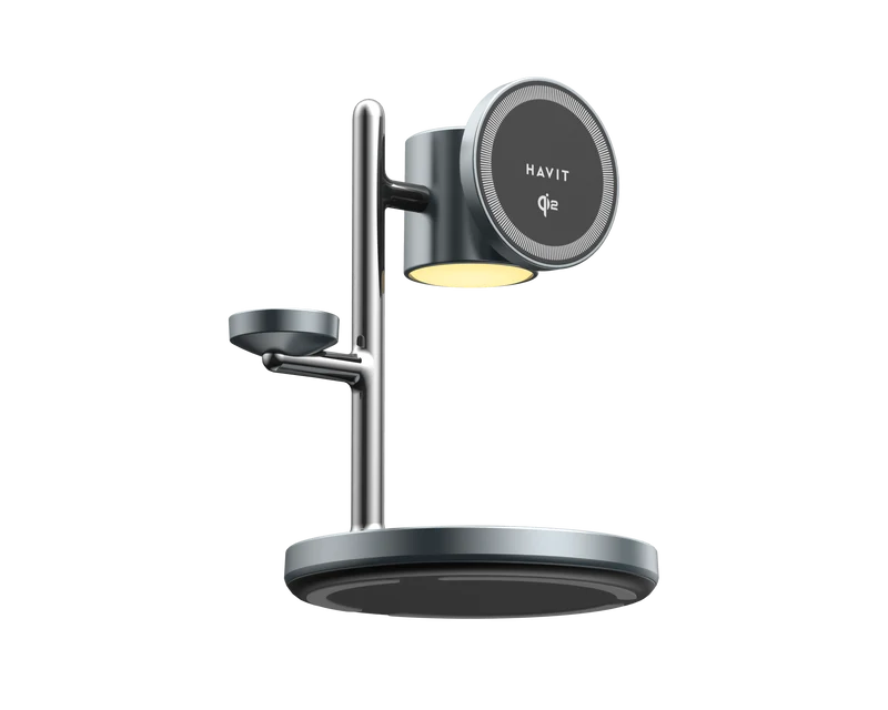 HAVIT 3-in-1 Wireless Charger with Qi2 and Light W3113