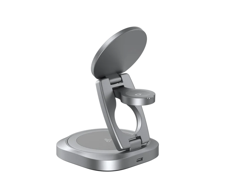HAVIT 3-in-1 Foldable Wireless Charging Station with Rotating Base W3111